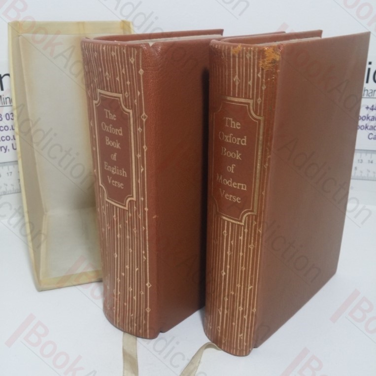The Oxford Book of English Verse, 1250-1918; The Oxford Book of Modern English Verse, 1892-1935 (Two Volumes,  Boxed Set)