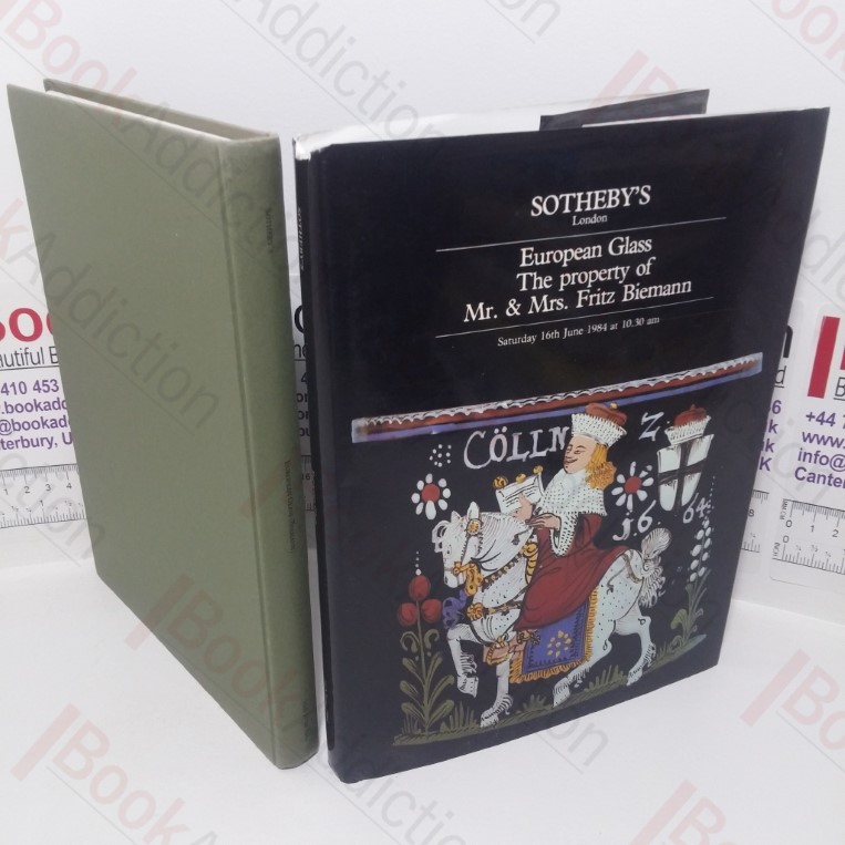 European Glass: The Property of Mr & Mrs Fritz Biemann (Sotheby's Auction Catalogue, London, UK, 16 June 1984)