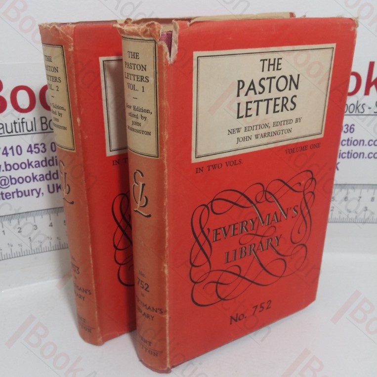 The Paston Letters (Volumes I & II) (Everyman's Library Nos. 752 & 753)
