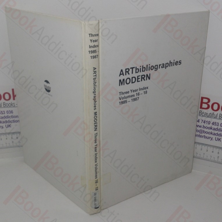 ArtBibliographies MODERN, Three Year Index [to] Volumes 16-18, 1985 to 1987