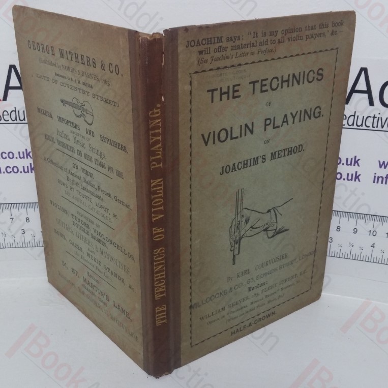 The Technics of Violin Playing on Joachim's Method