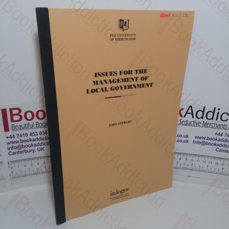 Issues for the Management of Local Government