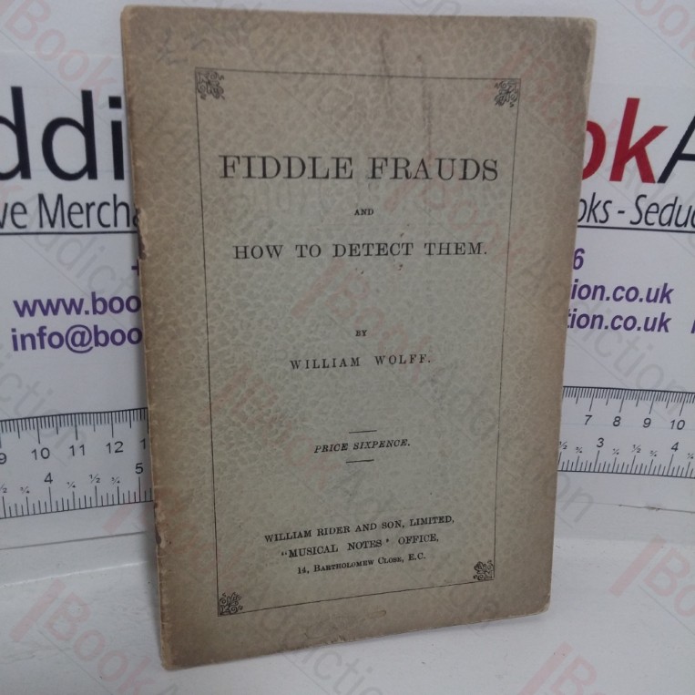 Fiddle Frauds and How to Detect Them