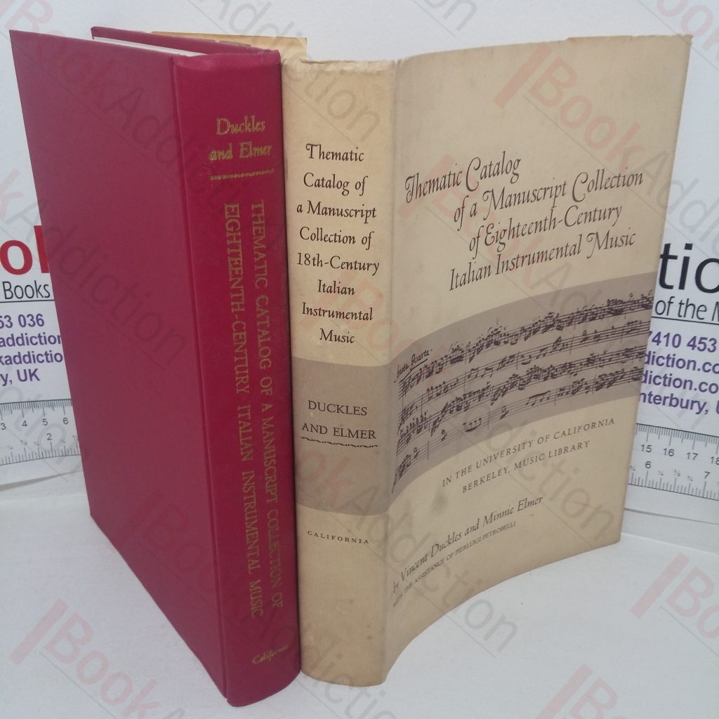 Thematic Catalog of a Manuscript Collection of Eighteenth-century Italian Instrumental Music in the University of California, Berkeley Music Library