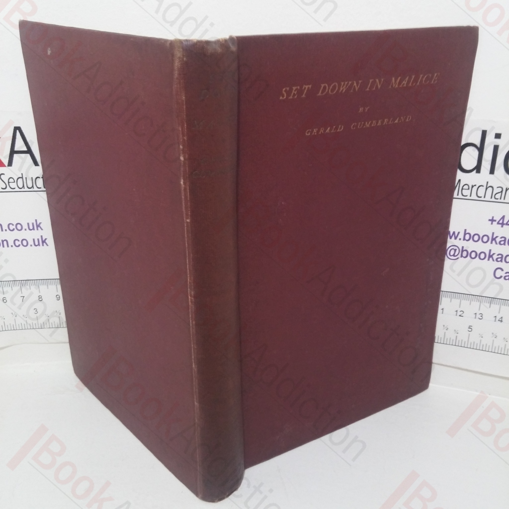 Set Down in Malice: A Book of Reminiscences