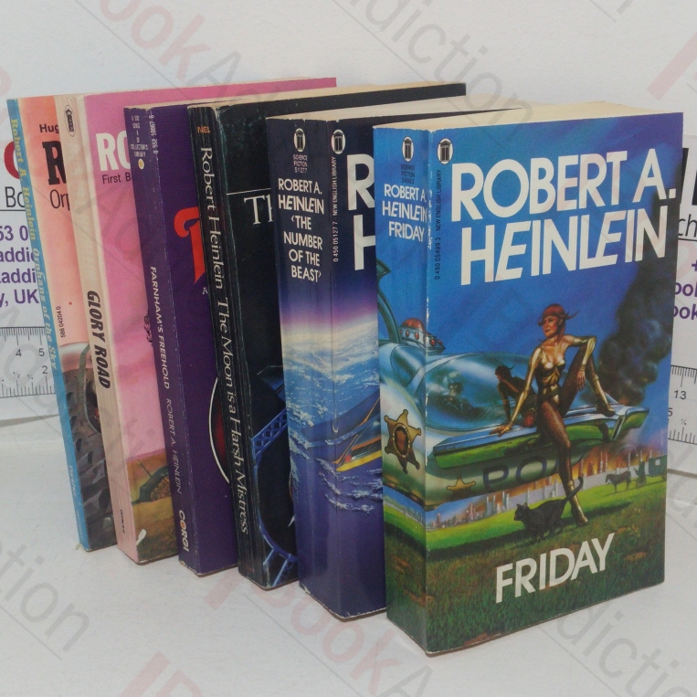 Orphans of the Sky; Glory Road; Farnham's Freehold; The Moon is a Harsh Mistress; The Number of the Beast; Friday (Robert Heinlein Science Fiction Collection) (Six volumes)