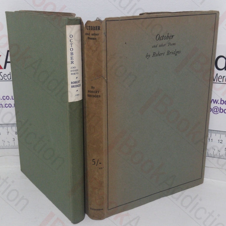 October and Other Poems with Occasional Verses on the War