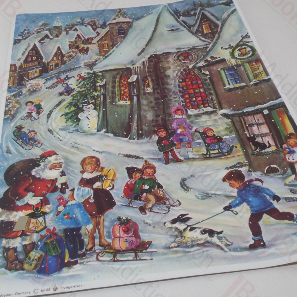 Two Vintage Advent Calendars