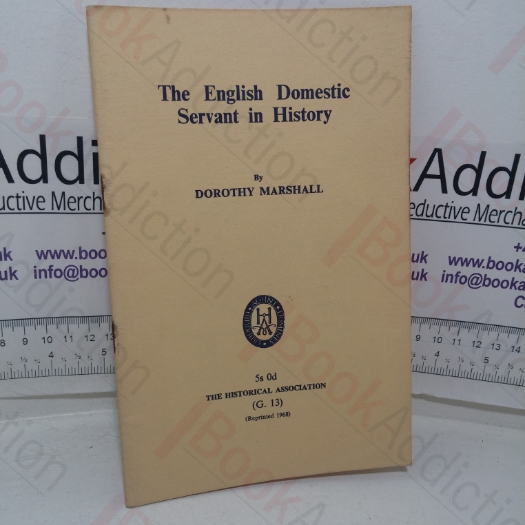 The English Domestic Servant in History