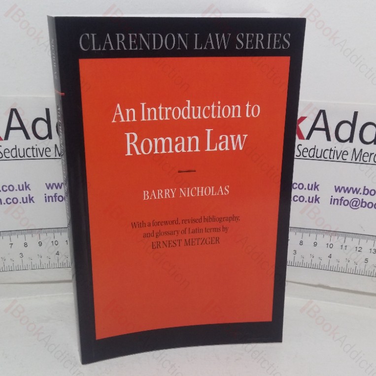 An Introduction to Roman Law (Clarendon Law series)