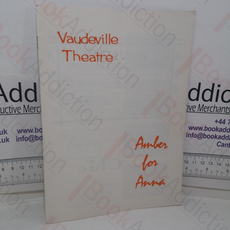 Amber for Anna: A New Murder Thriller (Theatre Programme, Vaudeville Theatre, London, 1964)