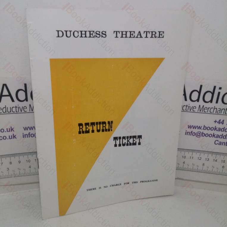 Return Ticket (Theatre Programme, Duchess Theatre, London, 1965)