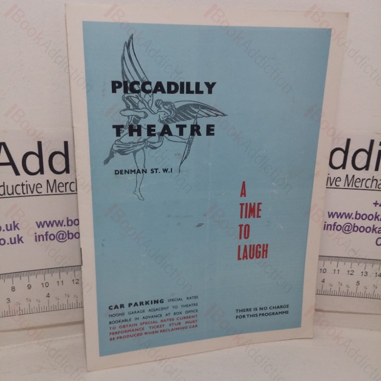 A Time to Laugh (Theatre Programme, Piccadilly Theatre, London, 1962)