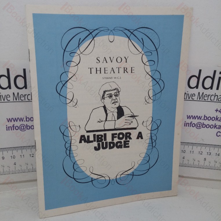 Alibi for a Judge (Theatre Programme, Savoy Theatre, London, 1965)