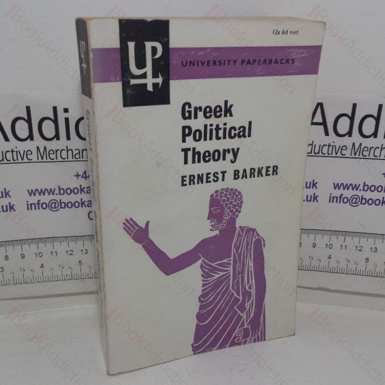 Greek Political Theory: Plato and His Predecessors